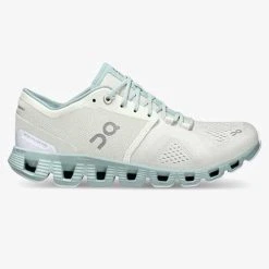 On Running Shoes Women's Cloud X 2.0 Running Shoe - Aloe/Surf - Regular (B)