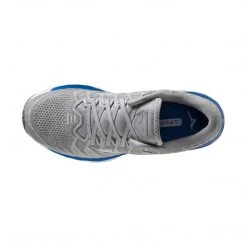 Mizuno Shoes Men's Wave Sky 4 Waveknit Running Shoe - Frost Grey - Regular (D) 7 Mizuno Shoes Men's Wave Sky 4 Waveknit Running Shoe - Frost Grey - Regular (D)