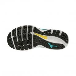 Mizuno Shoes Women's Wave Sky 4 Waveknit Running Shoe - Nimbus Cloud - Regular (B)