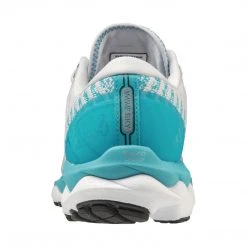 Mizuno Shoes Women's Wave Sky 4 Waveknit Running Shoe - Nimbus Cloud - Regular (B)