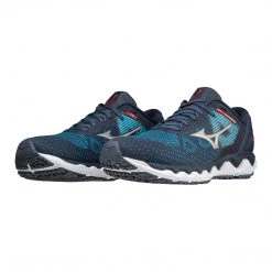 Mizuno Men's Wave Horizon 5 Running Shoe - India Ink/Platinum Gold - Regular (D) Shoes 8 Mizuno Men's Wave Horizon 5 Running Shoe - India Ink/Platinum Gold - Regular (D) Shoes