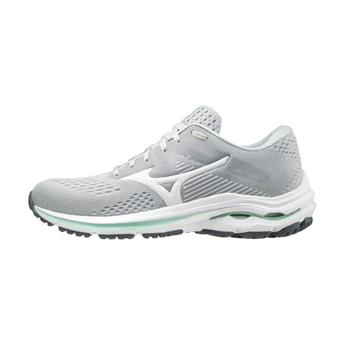 Mizuno Women's Inspire 17 Running Shoes - Harbor Mist/White - Wide (D) 3 Mizuno Women's Inspire 17 Running Shoes - Harbor Mist/White - Wide (D)