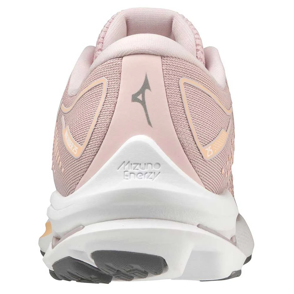 Mizuno Women's Wave Rider 25 Running Shoe - Pale Lilac/White - Regular (B) 5 Mizuno Women's Wave Rider 25 Running Shoe - Pale Lilac/White - Regular (B)