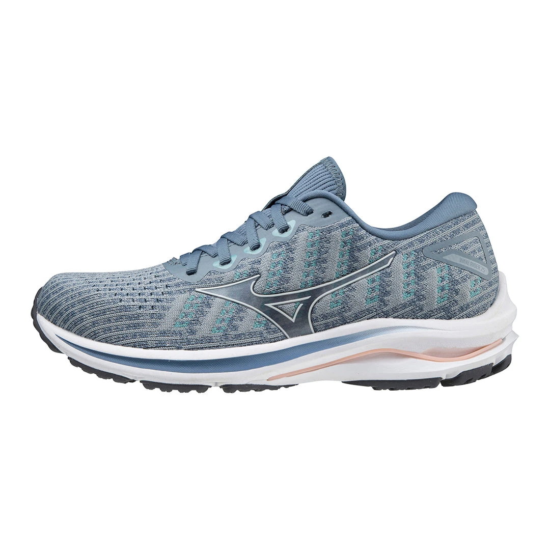 Mizuno Women's Wave Rider 25 Waveknit Running Shoe - Quarry/Vaporous Grey - Regular (B) 2 Mizuno Women's Wave Rider 25 Waveknit Running Shoe - Quarry/Vaporous Grey - Regular (B)