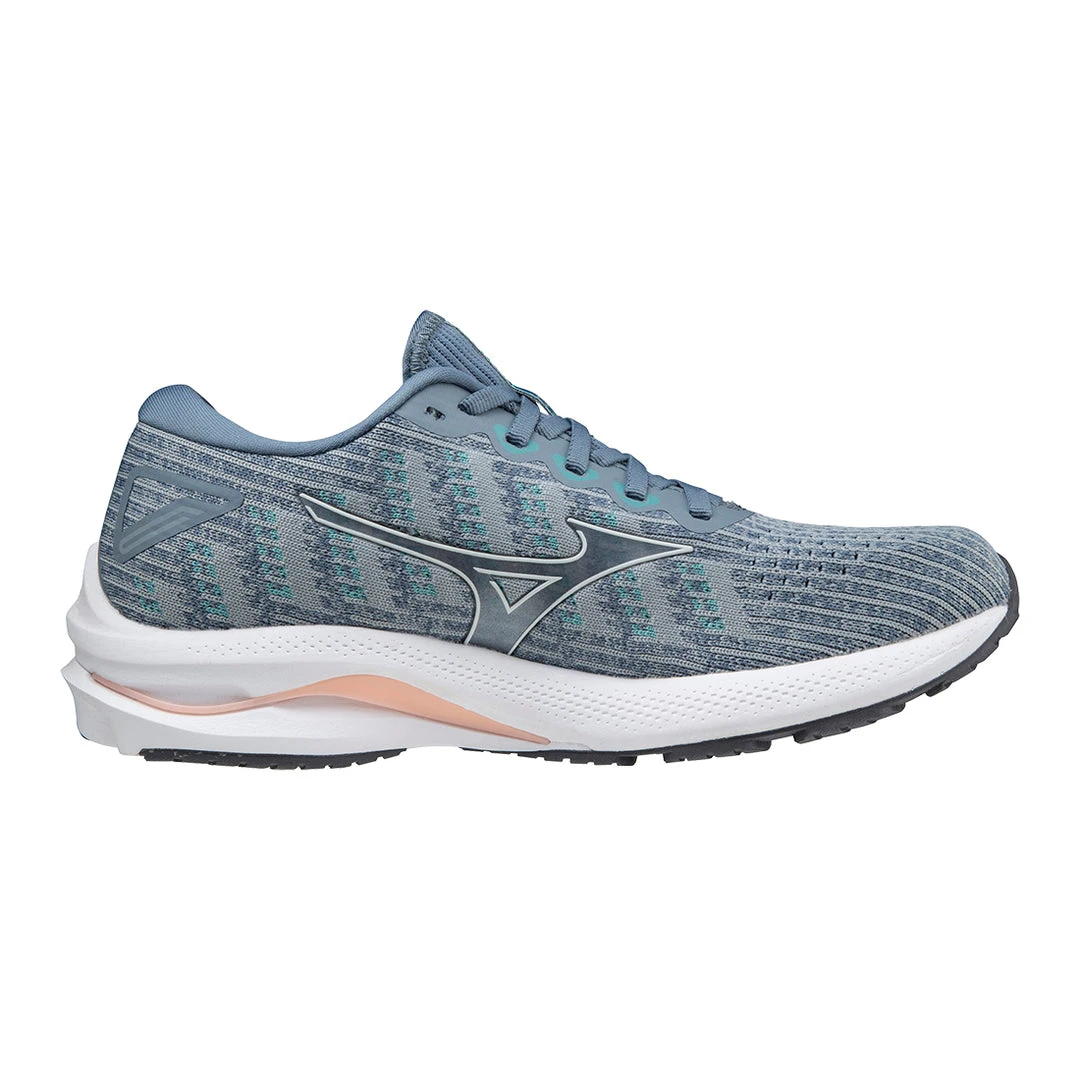 Mizuno Women's Wave Rider 25 Waveknit Running Shoe - Quarry/Vaporous Grey - Regular (B) 1 Mizuno Women's Wave Rider 25 Waveknit Running Shoe - Quarry/Vaporous Grey - Regular (B)