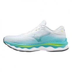 Mizuno Shoes Women's Wave Sky 5 Running Shoe - White - Regular (B)