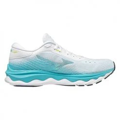 Mizuno Shoes Women's Wave Sky 5 Running Shoe - White - Regular (B)
