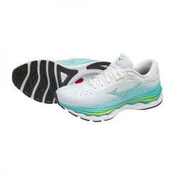 Mizuno Shoes Women's Wave Sky 5 Running Shoe - White - Regular (B) 11 Mizuno Shoes Women's Wave Sky 5 Running Shoe - White - Regular (B)