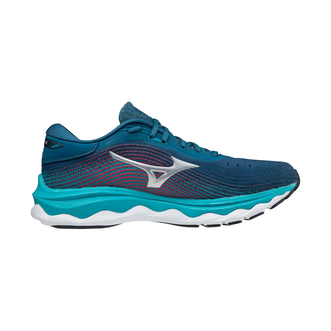 Mizuno Shoes Women's Wave Sky 5 Running Shoe - Legion Blue/Silver - Regular (B) 1 Mizuno Shoes Women's Wave Sky 5 Running Shoe - Legion Blue/Silver - Regular (B)