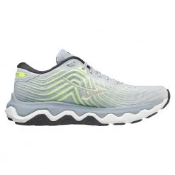 Mizuno Women's Wave Horizon 6 Running Shoe- Heather/White - Regular (B)