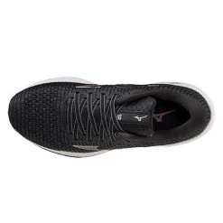 Mizuno Women's Wave Inspire 18 Waveknit Running Shoe - Ebony - Regular (B) 7 Mizuno Women's Wave Inspire 18 Waveknit Running Shoe - Ebony - Regular (B)