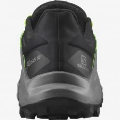 Salomon Shoes Men's Wildcross 2 Trail Shoe - Black/Quiet Shade/Green Gecko - Regular (D)