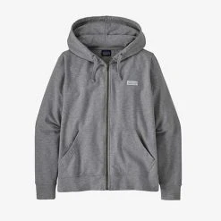 Patagonia Women's Ahnya Full-Zip Hoody - Salt Grey Tops