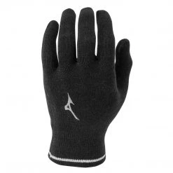 Mizuno Run Breath Thermo Knit Glove - Black