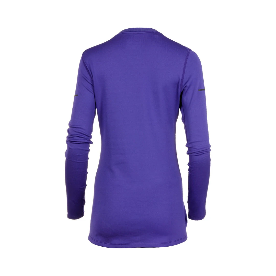 Mizuno Tops Women's Breath Thermo Long Sleeve Top - Deep Blue 2 Mizuno Tops Women's Breath Thermo Long Sleeve Top - Deep Blue