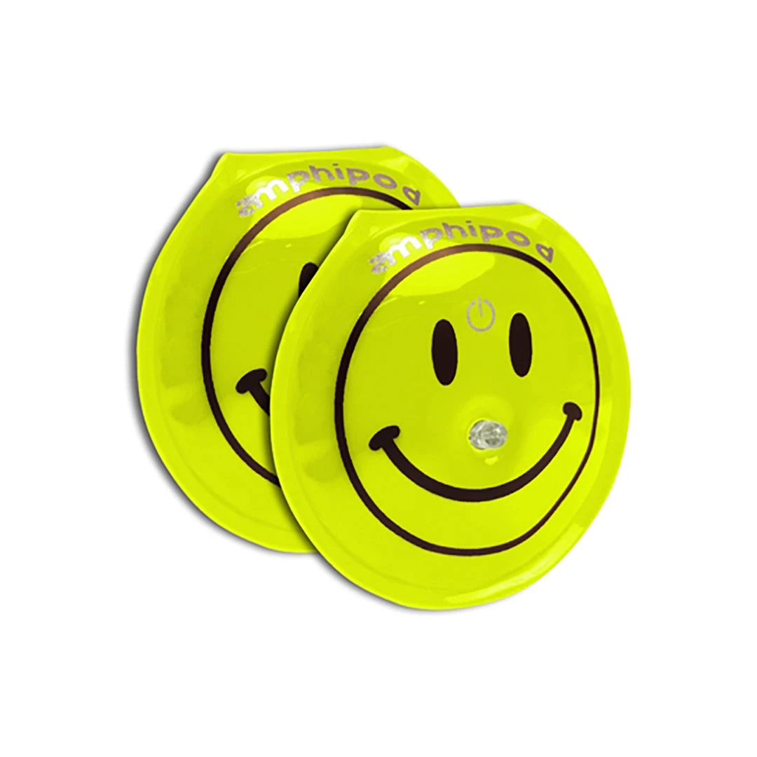 Amphipod Run Flash Smiley LED Twin Pack Lights - Yellow 1 Amphipod Run Flash Smiley LED Twin Pack Lights - Yellow