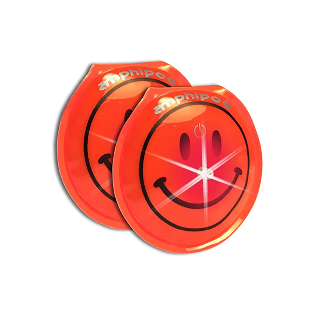 Amphipod Flash Smiley LED Twin Pack Lights - Orange Run 1 Amphipod Flash Smiley LED Twin Pack Lights - Orange Run