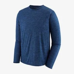 Patagonia Apparel Men's Long-Sleeved Capilene Cool Daily Shirt - Viking Blue