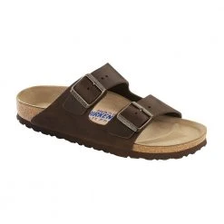 Birkenstock Arizona Soft Footbed Habana Dark Brown Oiled Leather Sandal- Regular/Wide Shoes
