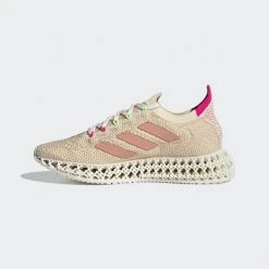 Adidas Women's 4DFWD Running Shoe -Signal Green / Signal Green / Shock Pink - Regular (B) Shoes