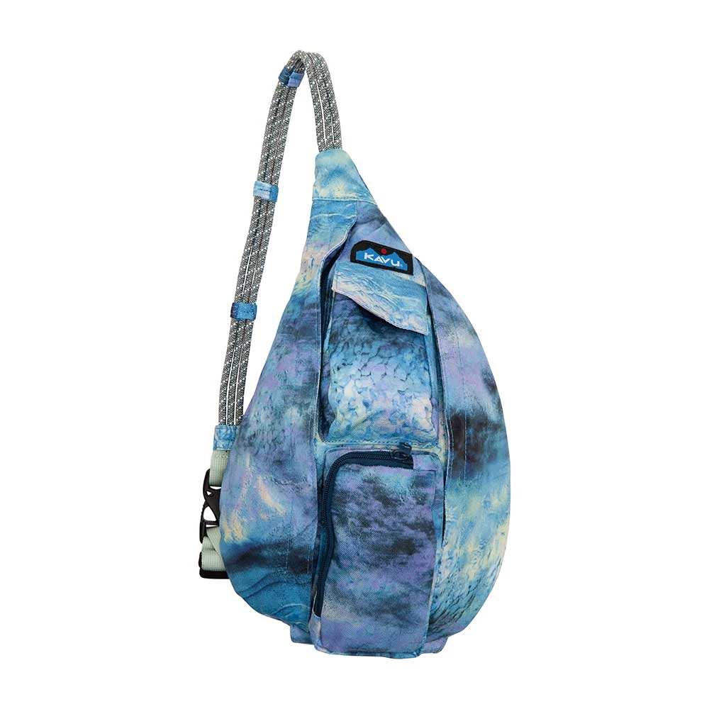 Kavu Accessories Mini Rope Sling - Ocean Storm 1 Kavu Accessories Mini Rope Sling - Ocean Storm