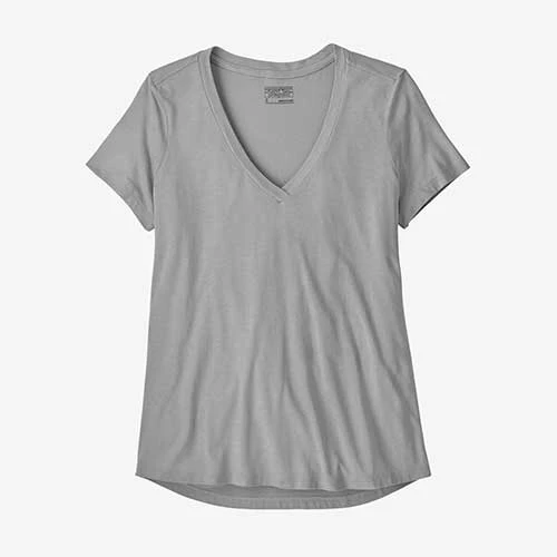 Patagonia Women's Side Current Tee - Salt Grey Tops 1 Patagonia Women's Side Current Tee - Salt Grey Tops