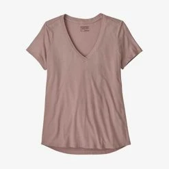 Patagonia Women's Side Current Tee - Stingray Mauve