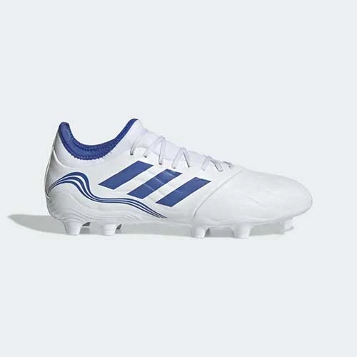 Adidas Men's Copa Sense .3 FG Soccer Shoe - White/Hi Res Blue 1 Adidas Men's Copa Sense .3 FG Soccer Shoe - White/Hi Res Blue
