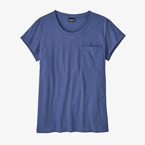 Patagonia Women's Mainstay Tee - Current Blue 1 Patagonia Women's Mainstay Tee - Current Blue