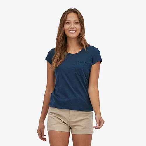 Patagonia Women's Mainstay Tee - Tidepool Blue 2 Patagonia Women's Mainstay Tee - Tidepool Blue