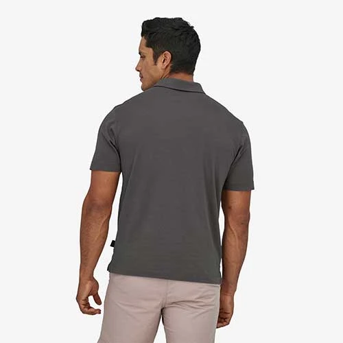 Patagonia Men's Cotton In Conversion Lightweight Polo - Forge Grey 3 Patagonia Men's Cotton In Conversion Lightweight Polo - Forge Grey