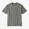 Patagonia Apparel Men's Regenerative Organic Certified Cotton Lightweight Tee - Feather Grey