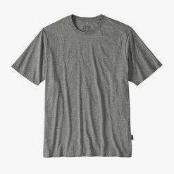 Patagonia Apparel Men's Regenerative Organic Certified Cotton Lightweight Tee - Feather Grey