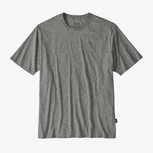 Patagonia Apparel Men's Regenerative Organic Certified Cotton Lightweight Tee - Feather Grey 1 Patagonia Apparel Men's Regenerative Organic Certified Cotton Lightweight Tee - Feather Grey