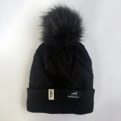 Boco Gear Women's RunXmitten Pom Beanie - Black Hats