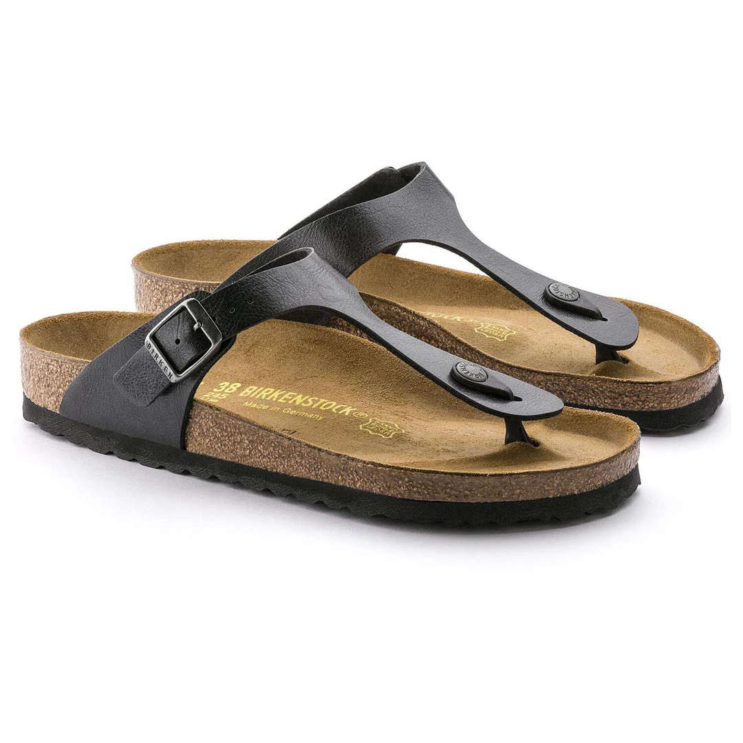 Birkenstock Gizeh Cork Graceful Licorice Birko-Flor Sandal- Regular/Wide 3 Birkenstock Gizeh Cork Graceful Licorice Birko-Flor Sandal- Regular/Wide