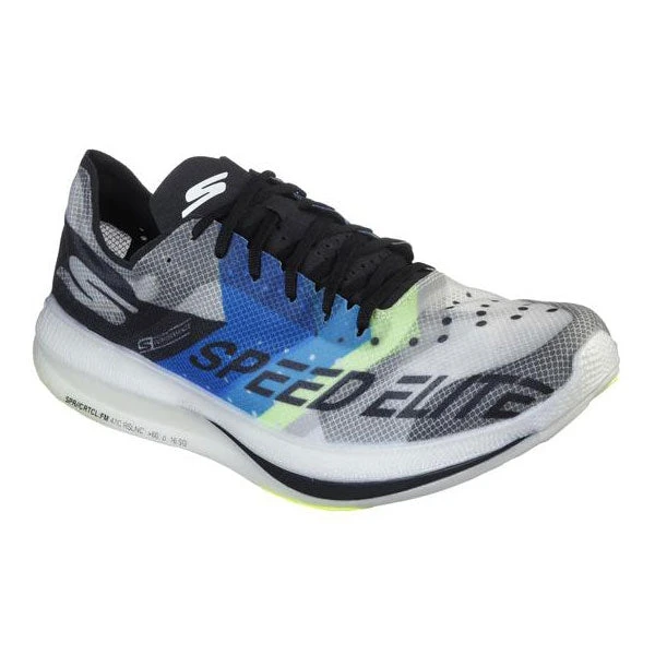 Skechers Shoes Men's GOrun Speed Elite Racing Shoe - Black/Blue - Regular (D) 3 Skechers Shoes Men's GOrun Speed Elite Racing Shoe - Black/Blue - Regular (D)
