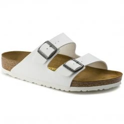 Birkenstock Arizona Cork White Birko-Flor Sandal- Regular/Wide Shoes