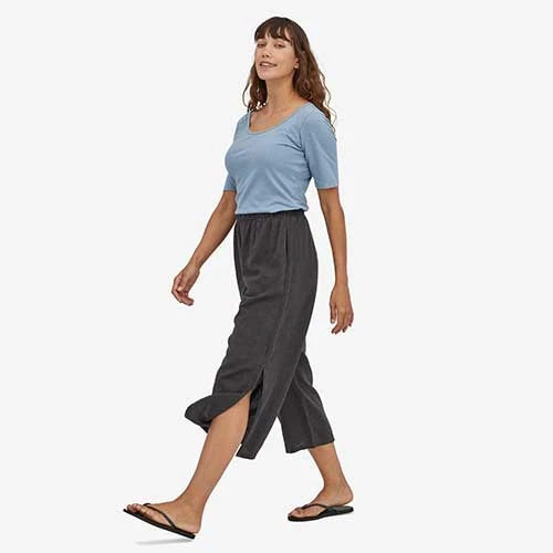 Patagonia Women's Garden Island Pant - Whole Weave Ink Black Bottoms 4 Patagonia Women's Garden Island Pant - Whole Weave Ink Black Bottoms