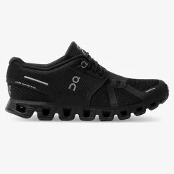 On Running Shoes Women's Cloud 5 Running Shoe - All Black - Regular (B)