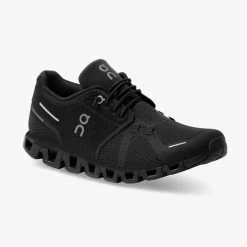 On Running Shoes Men's Cloud 5 Running Shoe- All Black - Regular (D)
