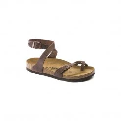 Birkenstock Shoes Women's Yara Cork Habana Oiled Leather Sandal- Regular/Wide
