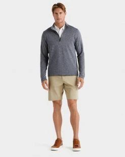 Rhone Apparel Men's Commuter 1/4 Zip Top - Dark Grey Heather 13 Rhone Apparel Men's Commuter 1/4 Zip Top - Dark Grey Heather