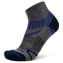 Balega Unisex Enduro Quarter Socks - Grey Heather/Ink