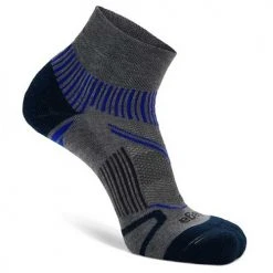 Balega Unisex Enduro Quarter Socks - Grey Heather/Ink 7 Balega Unisex Enduro Quarter Socks - Grey Heather/Ink