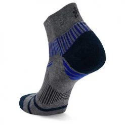 Balega Unisex Enduro Quarter Socks - Grey Heather/Ink 9 Balega Unisex Enduro Quarter Socks - Grey Heather/Ink