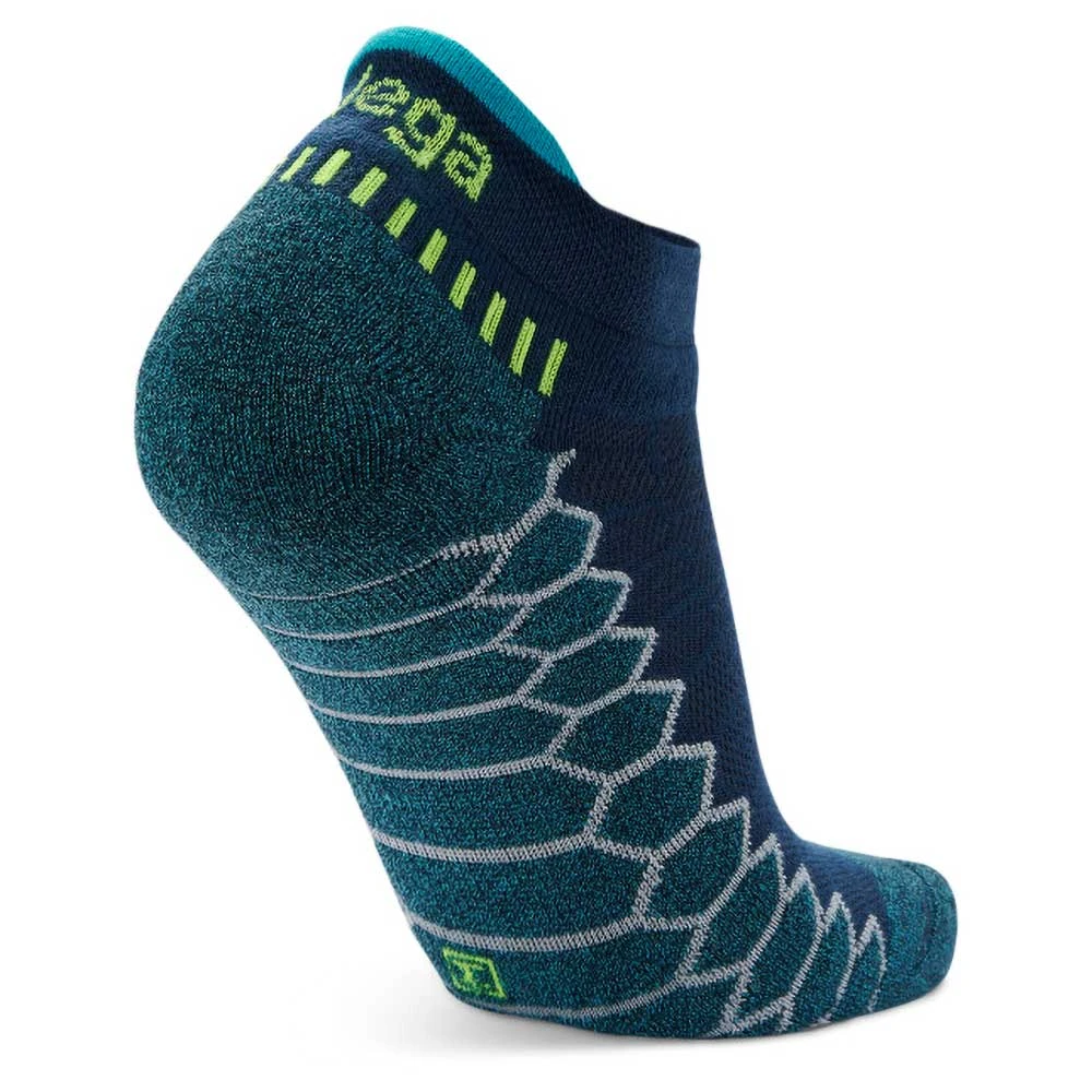 Balega Unisex Silver No Show Socks - Legion Blue/Lake Blue 4 Balega Unisex Silver No Show Socks - Legion Blue/Lake Blue