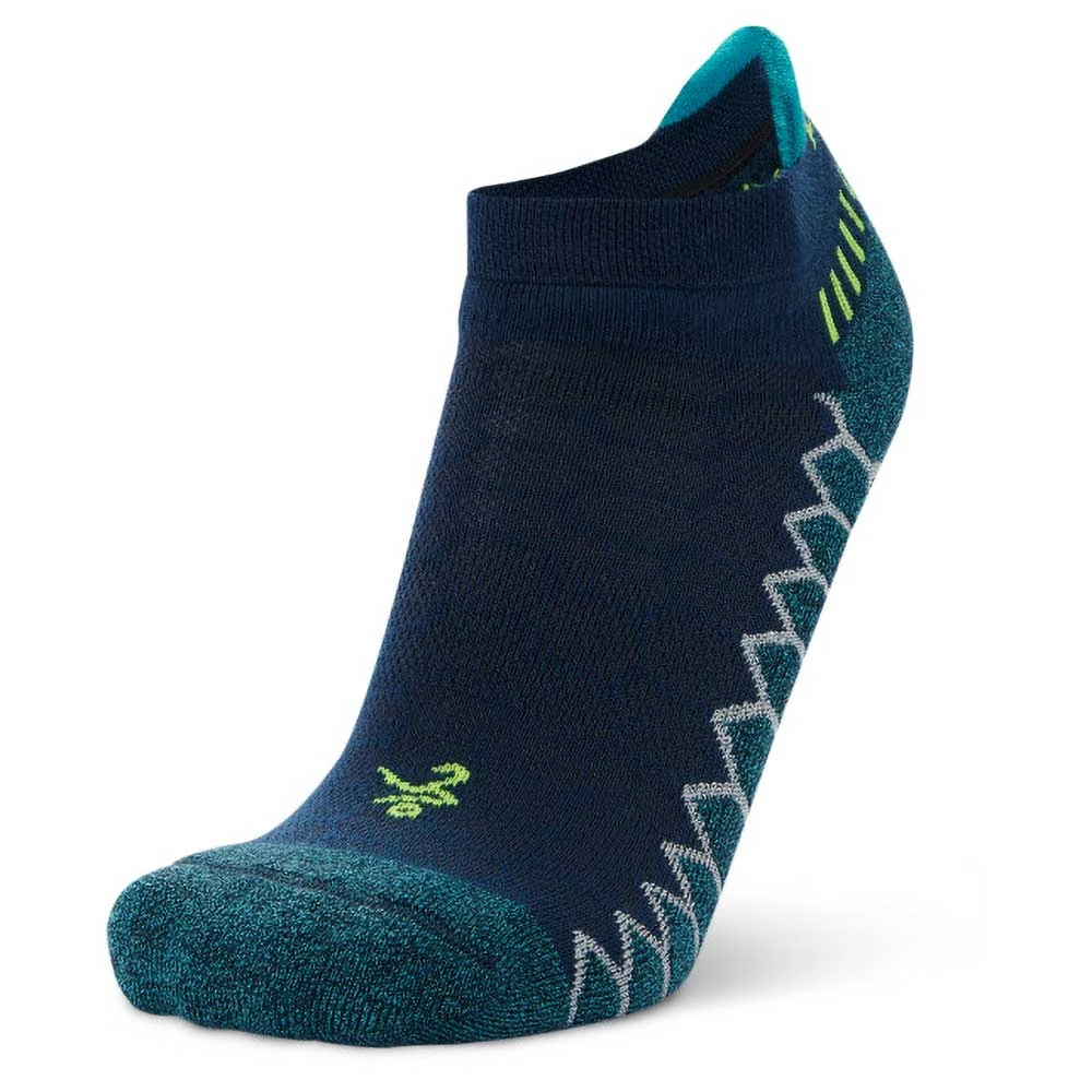 Balega Unisex Silver No Show Socks - Legion Blue/Lake Blue 6 Balega Unisex Silver No Show Socks - Legion Blue/Lake Blue