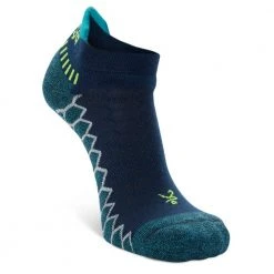 Balega Unisex Silver No Show Socks - Legion Blue/Lake Blue