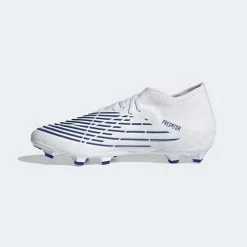 Adidas Men's Predator Edge .2 FG Soccer Shoe- White/Hi Res Blue- Regular (D)